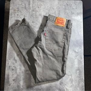 Mens Levis 511 slim fit jeans green
